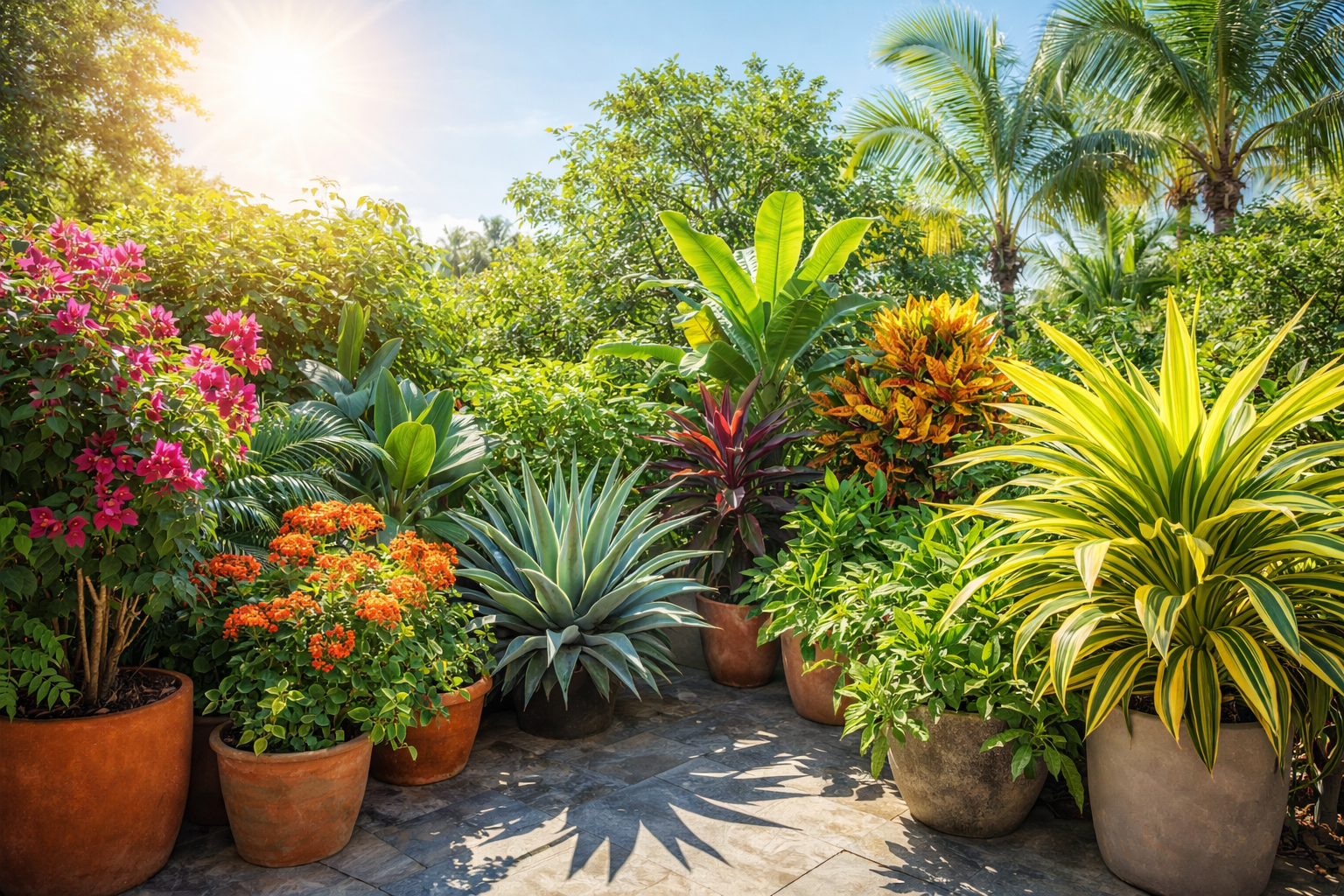 Plantas resistentes al sol fuerte